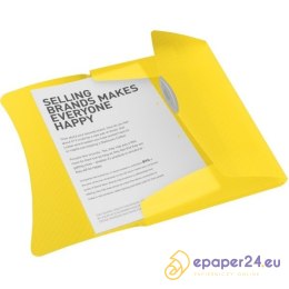 TECZKA Z GUMKĄ ESSELTE VIVIDA A4/15mm ŻÓŁTA