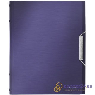 TECZKA Z GUMKĄ LEITZ STYLE 6 PRZEKŁADEK BŁĘKITNA