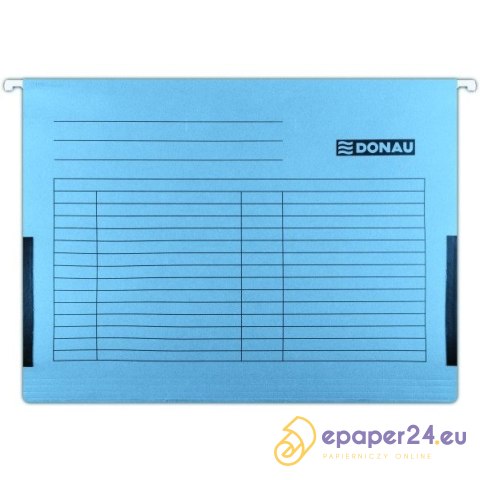 Teczka zawieszana Donau A4 (z bokami) niebieska (5) Teczka zawieszana Donau A4 (z bokami) niebieska (5)
