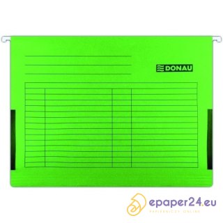 Teczka zawieszana Donau A4 (z bokami) zielona (5)