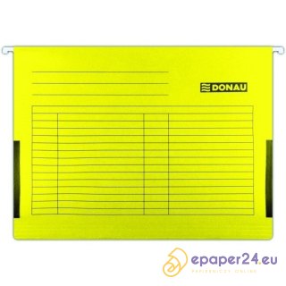 Teczka zawieszana Donau A4 (z bokami) żółta (5)