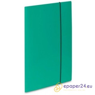 Teczka kartonowa z gumką VauPe Soft A4/450g turkusowa