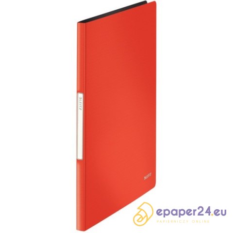 ALBUM OFERTOWY LEITZ SOLID A4/20K CZERWONY ALBUM OFERTOWY LEITZ SOLID A4/20K CZERWONY