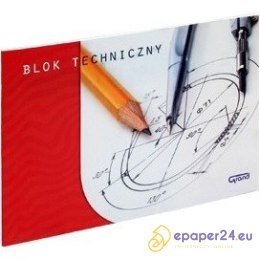 Blok techniczny Interdruk A4/10k biały