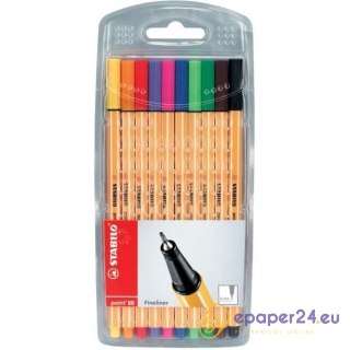 CIENKOPIS STABILO POINT 88 10 KOLORÓW