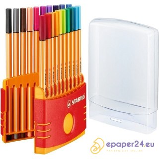 CIENKOPIS STABILO POINT 88 20 KOLORÓW (PIÓRNIK)