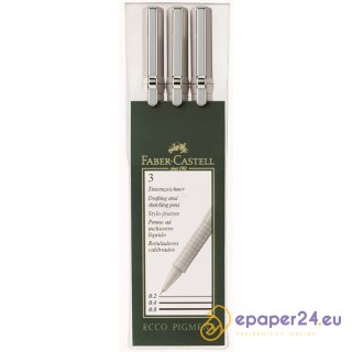 CIENKOPISY FABER-CASTELL 0.1|0.3|0.5|0.7mm CZARNE
