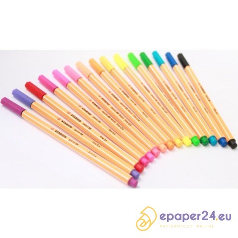 CIENKOPISY STABILO POINT 88 MINI 12 KOLORÓW CIENKOPISY STABILO POINT 88 MINI 12 KOLORÓW