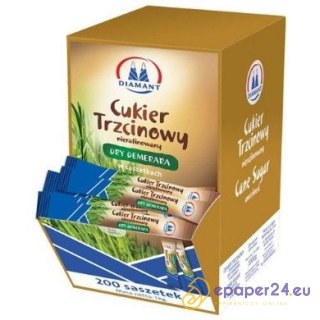 Cukier trzcinowy Diamant 5g x200 saszetek