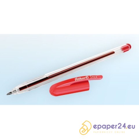 DŁUGOPIS PELIKAN STICK K86 CZERWONY DŁUGOPIS PELIKAN STICK K86 CZERWONY