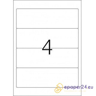 ETYKIETY A4 IGEPA 190*61,0mm BIAŁE (100)