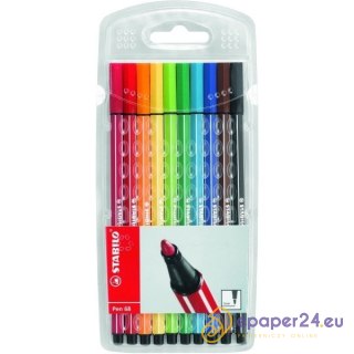 FLAMASTER STABILO PEN 68 10 KOLORÓW