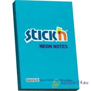 KARTECZKI STICK'N 51*76mm NIEBIESKIE NEON (100) KARTECZKI STICK'N 51*76mm NIEBIESKIE NEON (100)