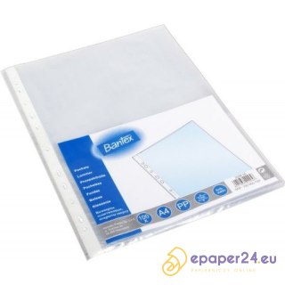 Koszulki Bantex A4/50µm groszkowe (100)