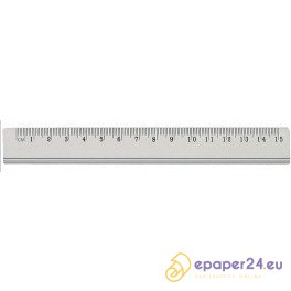 LINIJKA ALUMINIOWA GRAND 15cm LINIJKA ALUMINIOWA GRAND 15cm
