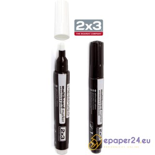 MARKER KREDOWY 2x3 10mm BIAŁY