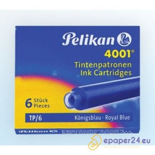 NABOJE ATRAMENTOWE PELIKAN KRÓTKIE NIEBIESKIE (6)