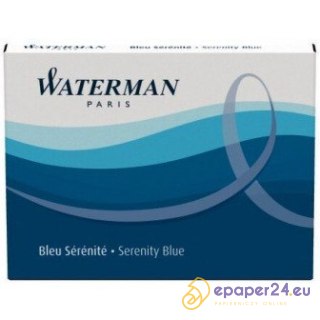 NABOJE ATRAMENTOWE WATERMAN STANDARD NIEBIESKIE (8)