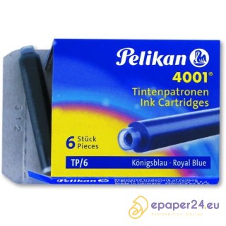 Naboje do pióra wiecznego krótkie czerwone PELIKAN