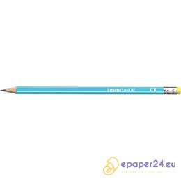 OŁÓWEK DREWNIANY STABILO 160 HB Z GUMKĄ