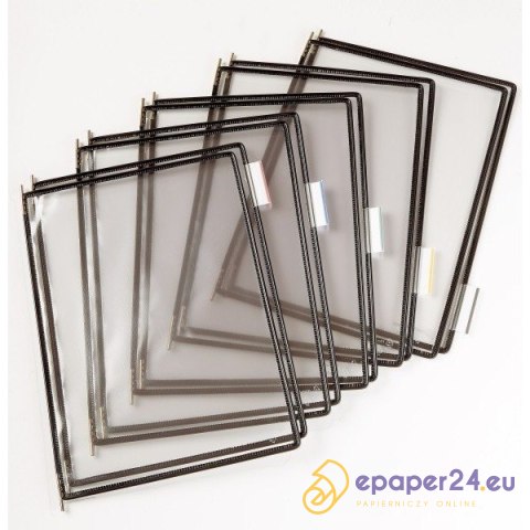PANELE PREZENTACYJNE TARIFOLD A4 CZARNE (10) PANELE PREZENTACYJNE TARIFOLD A4 CZARNE (10)