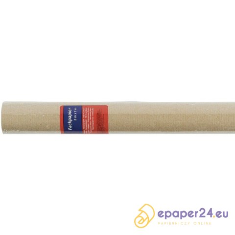 PAPIER PAKOWY HERLITZ 5x1m BRĄZOWY PAPIER PAKOWY HERLITZ 5x1m BRĄZOWY