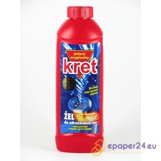 Środek do rur Kret 1L żel