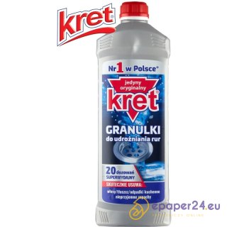 Środek do rur Kret 800g granulki