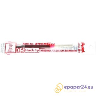 WKŁAD ŻELOWY PENTEL ENERGEL LRN5 CZERWONY