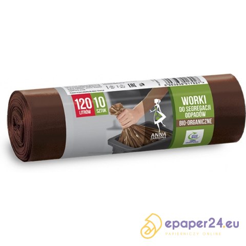 WORKI DO SEGREGACJI 120L BRĄZOWE (10) WORKI DO SEGREGACJI 120L BRĄZOWE (10)