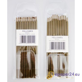 Wkłady do długopisu Fellowes DIN 16554 czarne (12)