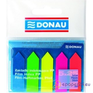Zakładki Donau 12x45mm 5 kolorów (5x25)