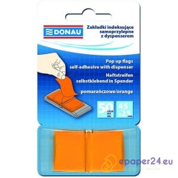 Zakładki Donau 25x45mm pomarańczowe (50)