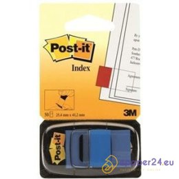 ZAKŁADKI POST-IT 25*43mm NIEBIESKIE (50)
