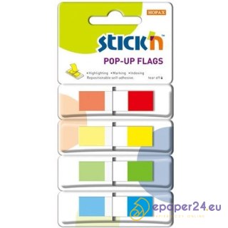 ZAKŁADKI STICK'N 12*45mm 4 KOLORY (4*40)