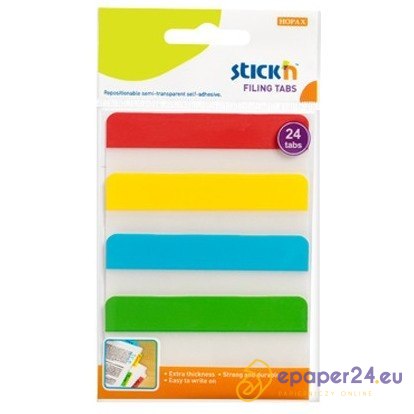 ZAKŁADKI STICK'N 38*76mm 4 KOLORY (4*6) ZAKŁADKI STICK'N 38*76mm 4 KOLORY (4*6)
