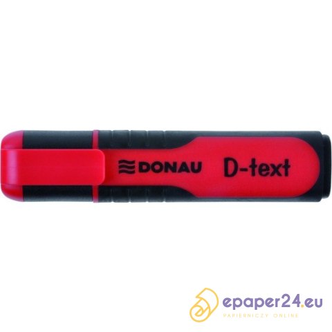 Zakreślacz Donau D-Text czerwony Zakreślacz Donau D-Text czerwony