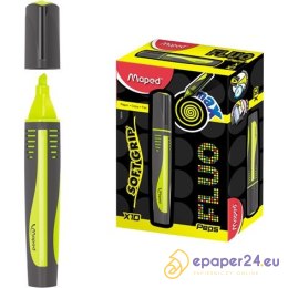ZAKREŚLACZ MAPED FLUO PEPS MAX ŻÓŁTY