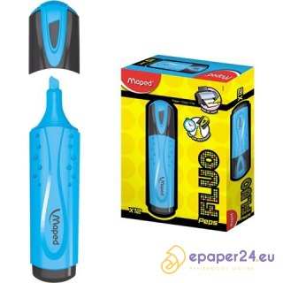 ZAKREŚLACZ MAPED FLUO PEPS NIEBIESKI