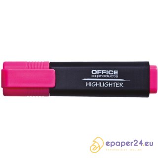 Zakreślacz Office Products różowy