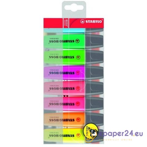 ZAKREŚLACZ STABILO BOSS ORIGINAL 8 KOLORÓW ZAKREŚLACZ STABILO BOSS ORIGINAL 8 KOLORÓW