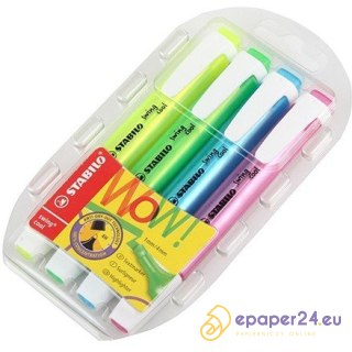 ZAKREŚLACZE STABILO SWING COOL 4 KOLORY