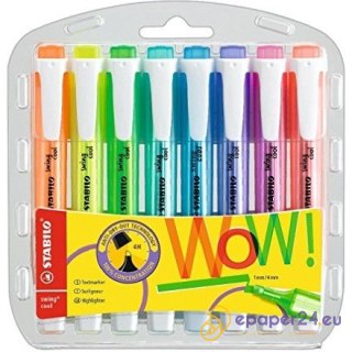 ZAKREŚLACZE STABILO SWING COOL 8 KOLORÓW