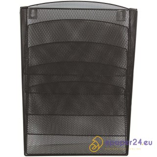 Zestaw 5 półek na dokumenty Q-Connect metalowy czarny