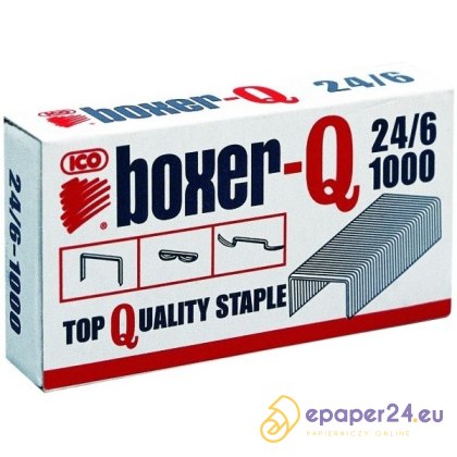 Zszywki Ico Boxer 24/6 (1000)