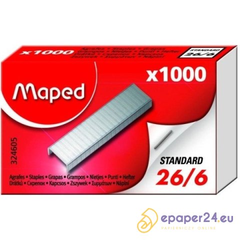 ZSZYWKI MAPED 26/6 (1000) ZSZYWKI MAPED 26/6 (1000)