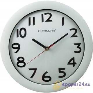 Zegar ścienny Q-Connect Budapest 30cm biały