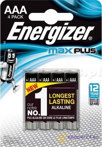 Baterie Energizer Max Plus AAA LR3 1.5V (4) Baterie Energizer Max Plus AAA LR3 1.5V (4)