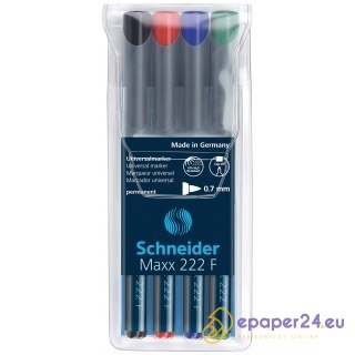 Foliopisy Schneider Maxx 222 F 4 kolory Foliopisy Schneider Maxx 222 F 4 kolory