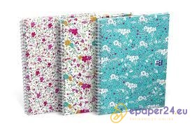 KOŁONOTATNIK OXFORD FLORAL A5/60K LINIA